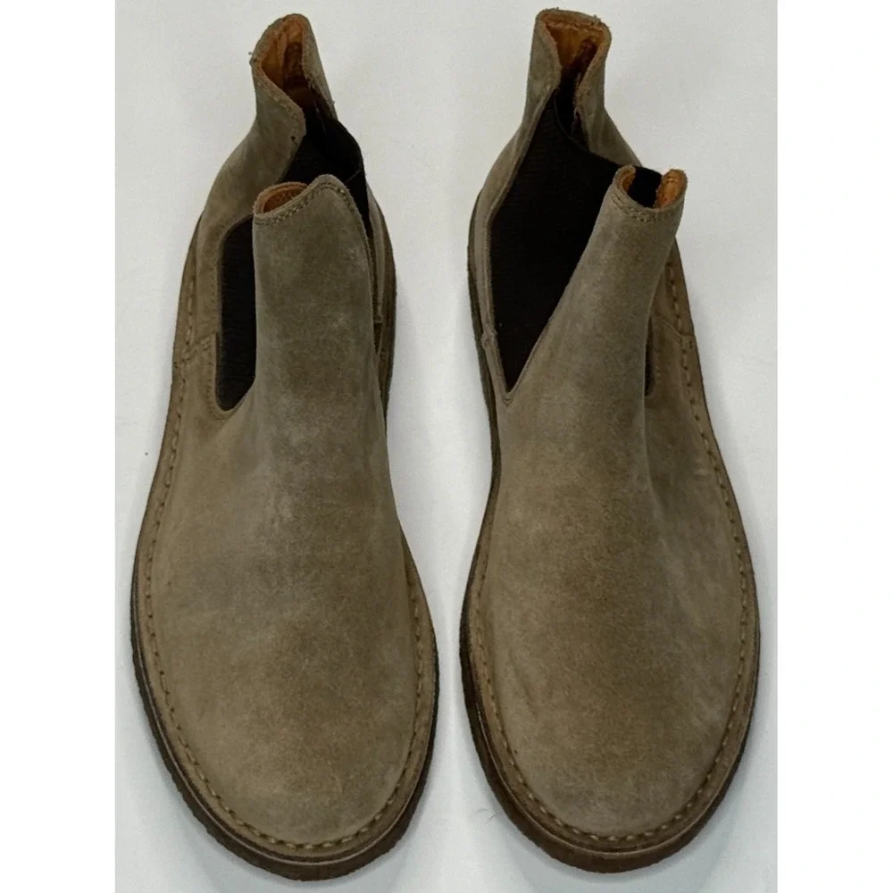Astorflex Men's Handmade Bitflex‎ Brown Suede Chelsea Boots Size EU 42 - US 9